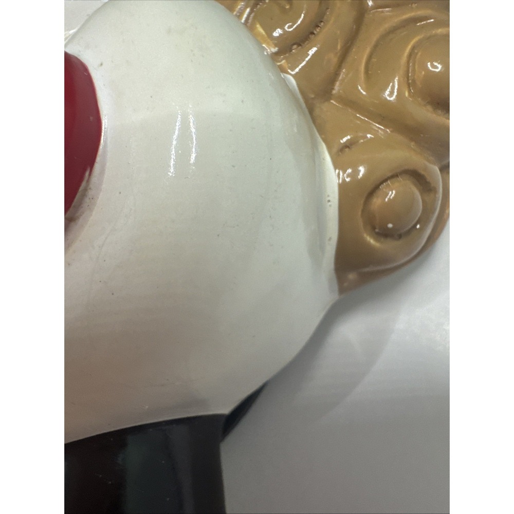 Vtg CLOWN Doorbell Ringer Musical‎ Head Push Nose Rare Tested/Works - Picture 15 of 16